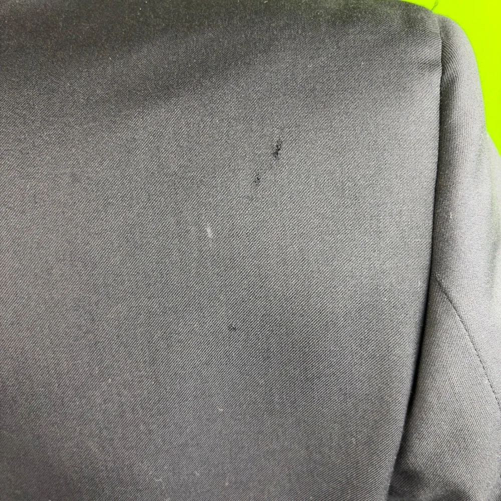Brooks Brothers 1818 Madison Estrato Trabaldo Togna Wool Blazer 42L Black